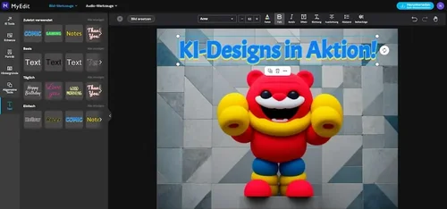 MyEdit - Banner mit KI erstellen